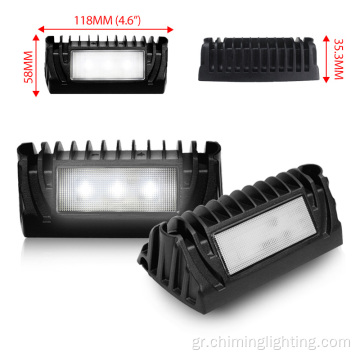 24V 18W LED Εργασία Εργασίας 6000k Συστήματα φωτισμού RV LED 12V φώτα RV